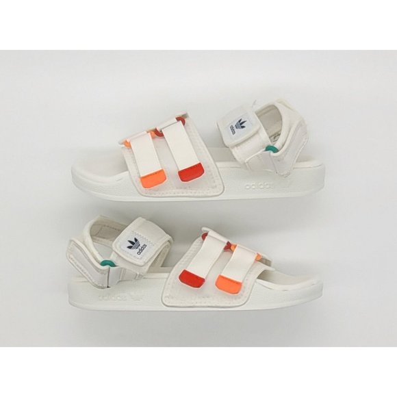 Adidas Originals Adilette 4.0 Sandal \'White Scarlet True Orange\' GZ8828 main image 8